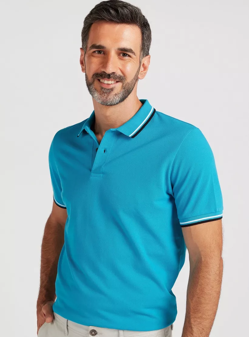 CELIO MENS PERIMUM POLO SHIRT | TURQPISE