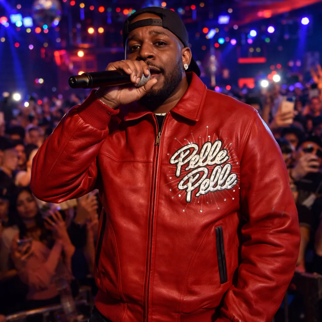 Pelle Pelle World Famous Soda Club Jacket RED