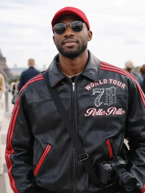 Pelle Pelle World Tour Plush Black and Red