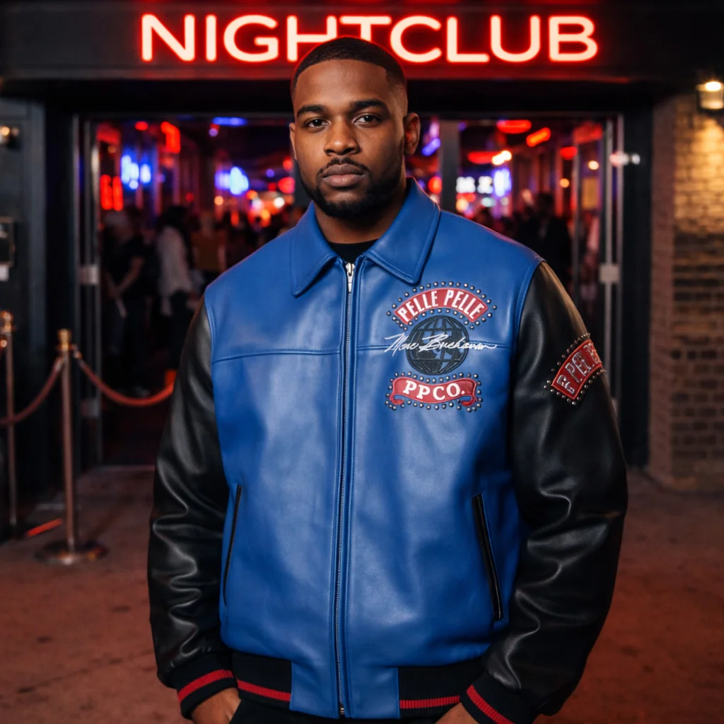 Pelle Pelle World Tour PPCO Jacket Blue & Black