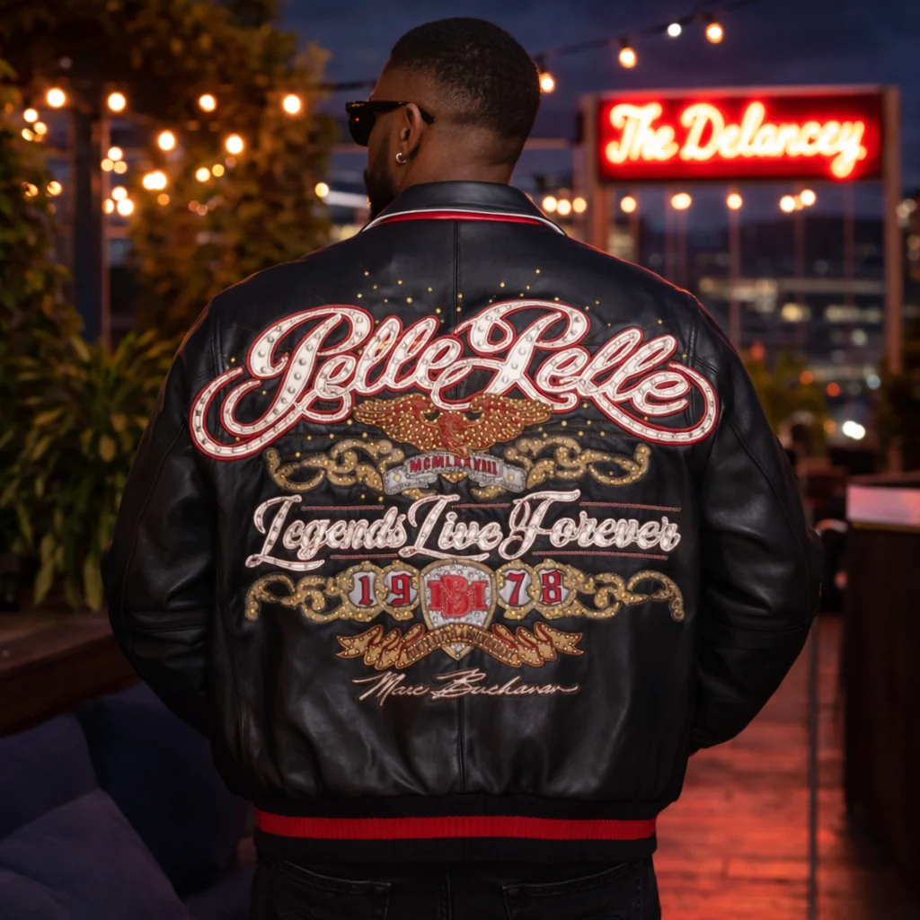 Pelle Pelle Legends Live Forever Black Jacket - Image 2