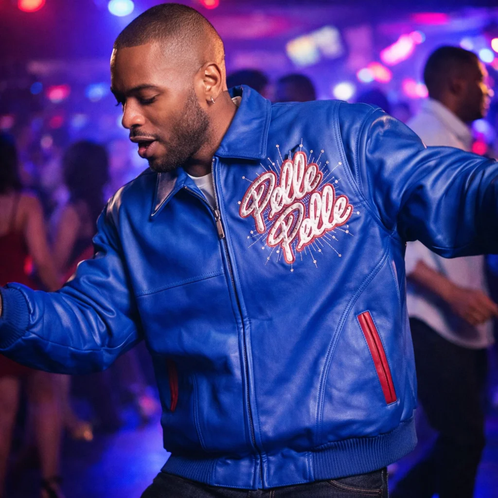 Pelle Pelle World Famous Soda Club Jacket Blue