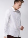 CELIO PRINTED WHITE CASUAL SHIRT
