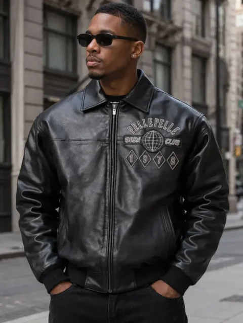 Pelle Pelle World Tour Plush Black Jacket