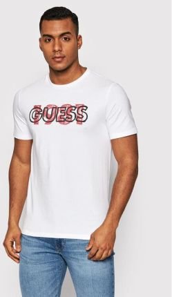 GUESS ORGANIC COTTON SLIM FIT T SHIRT | WHITE