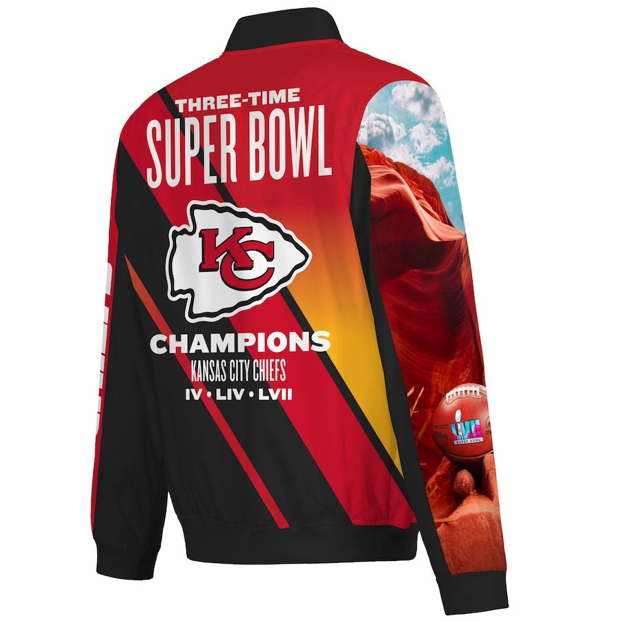 Kansas City Chiefs Super Bowl LVII Champions Bomber Jacket - Image 3