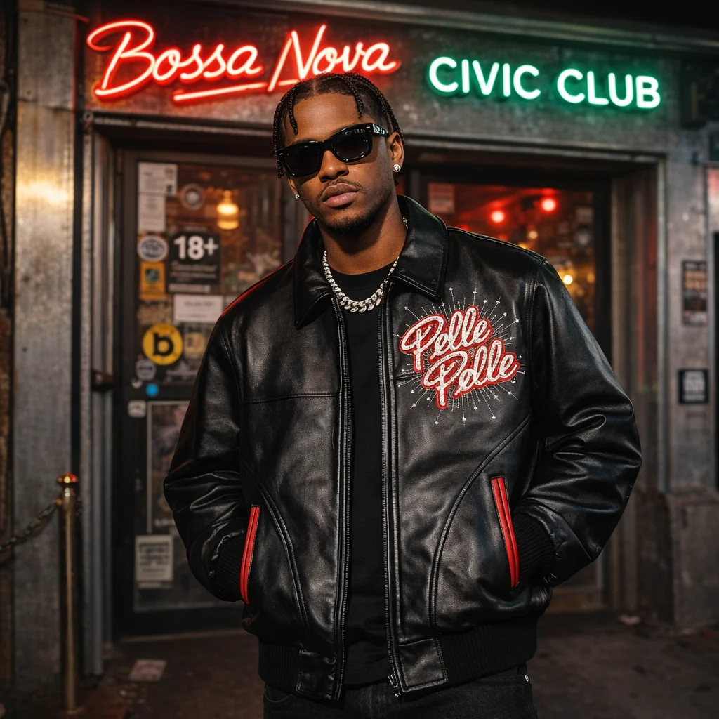 Pelle Pelle World Famous Soda Club Jacket Black