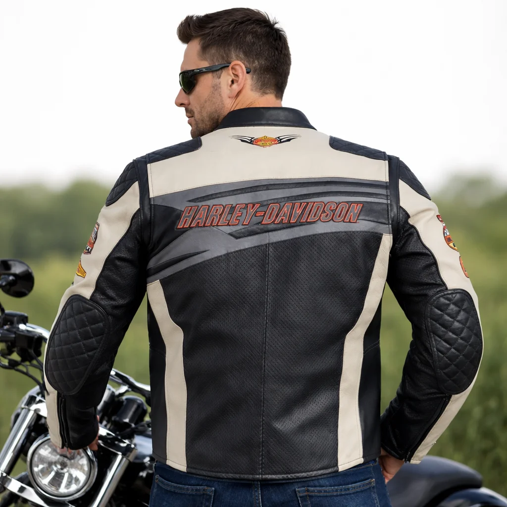 Harley-Davidson SPROCKET Racing Perforated Leather Jacket - Image 2