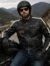 Harley-Davidson Classic Leather Jacket Men Command Black Leather Jacket | Motorcycle Jacket