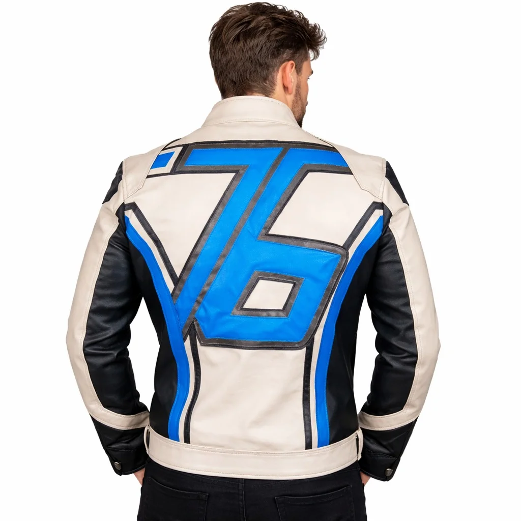 Men’s Faux Leather Soldier 76 Jacket Overwatch-Inspired Cosplay & Streetwear - Image 2