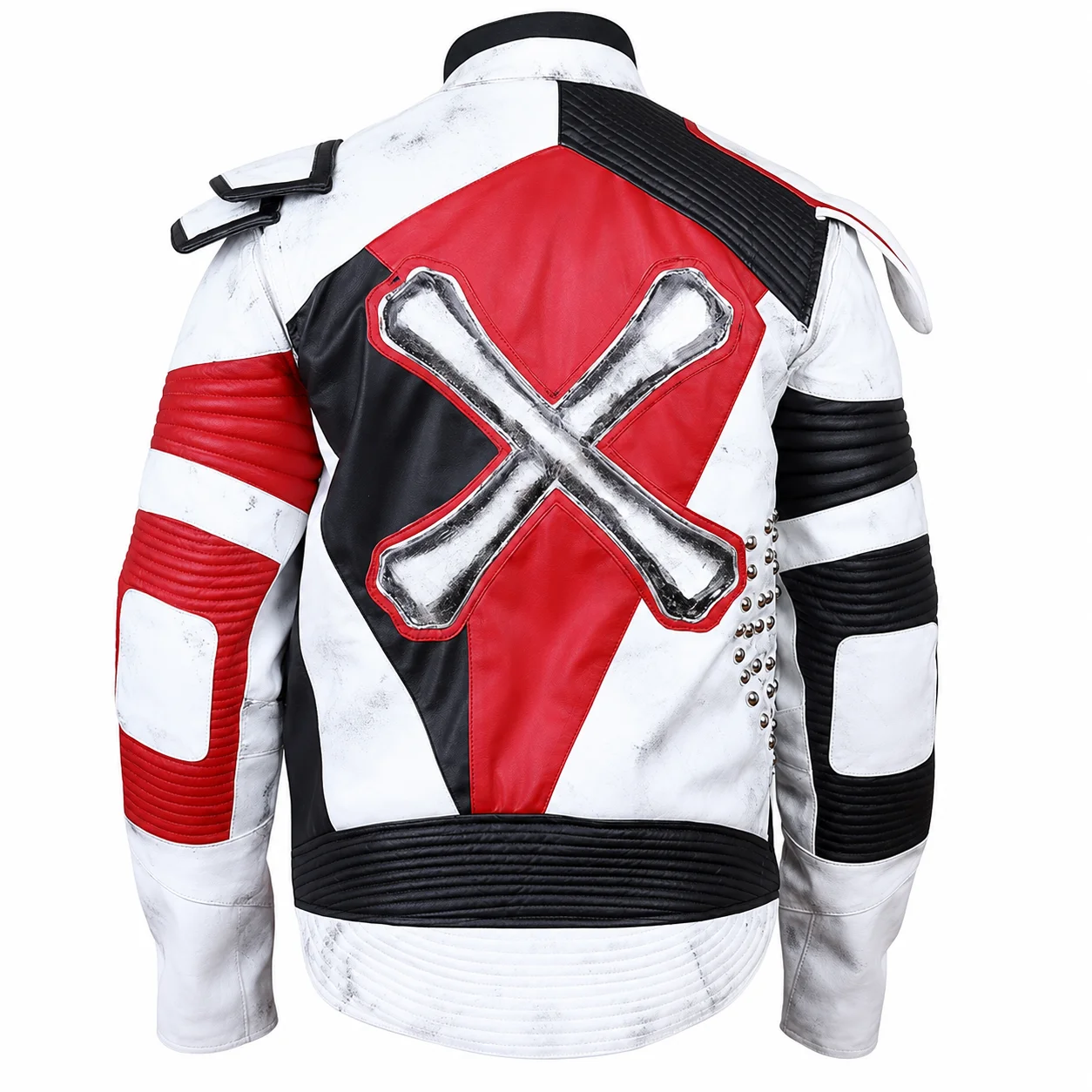 New Distressed Carlos Cameron Boyce Premium Leather Jacket - Image 4