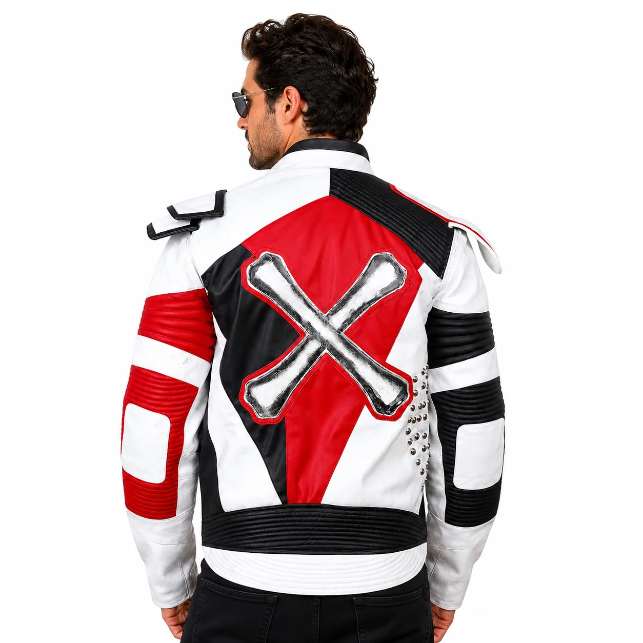 New Distressed Carlos Cameron Boyce Premium Leather Jacket - Image 2
