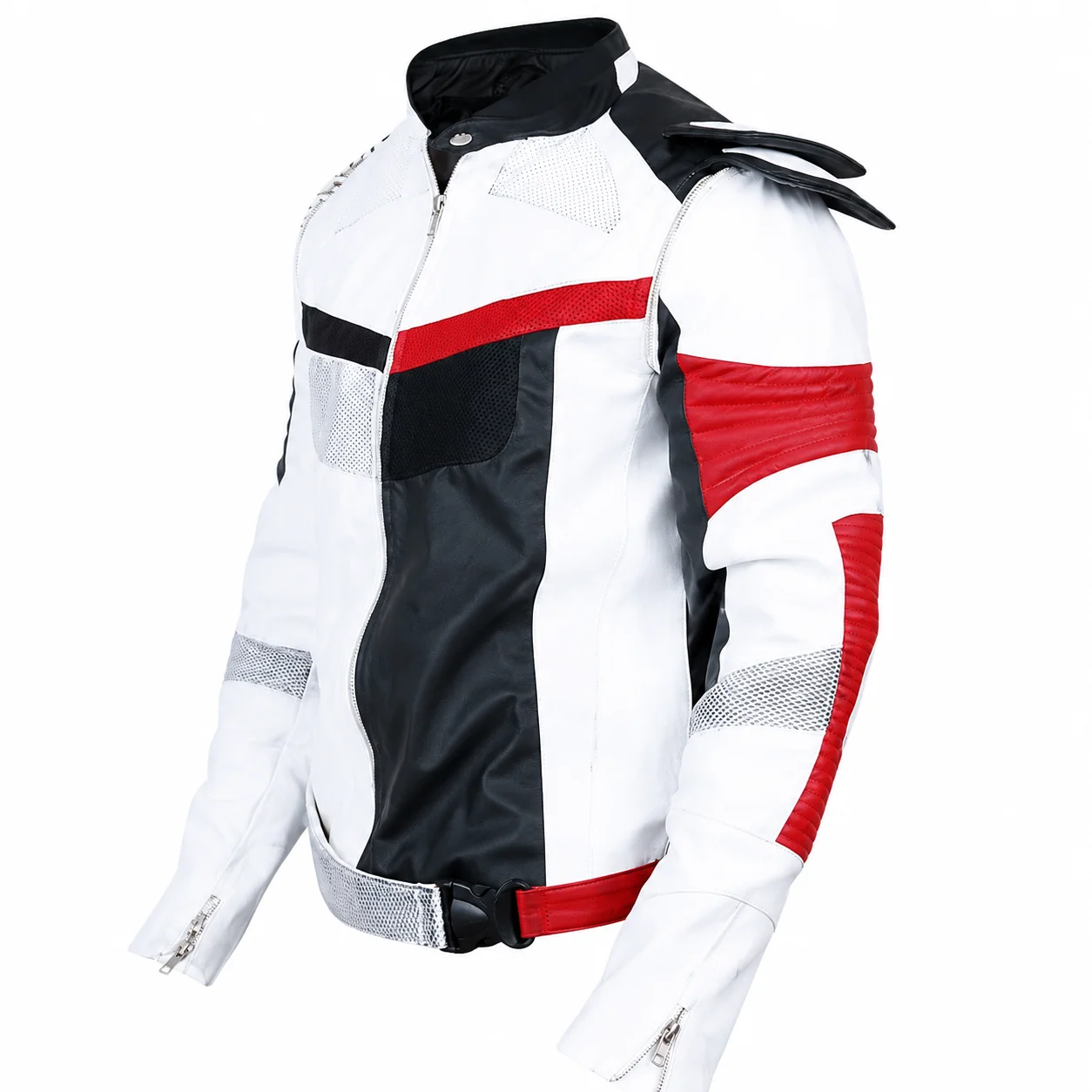 New Distressed Carlos Cameron Boyce Premium Leather Jacket - Image 5