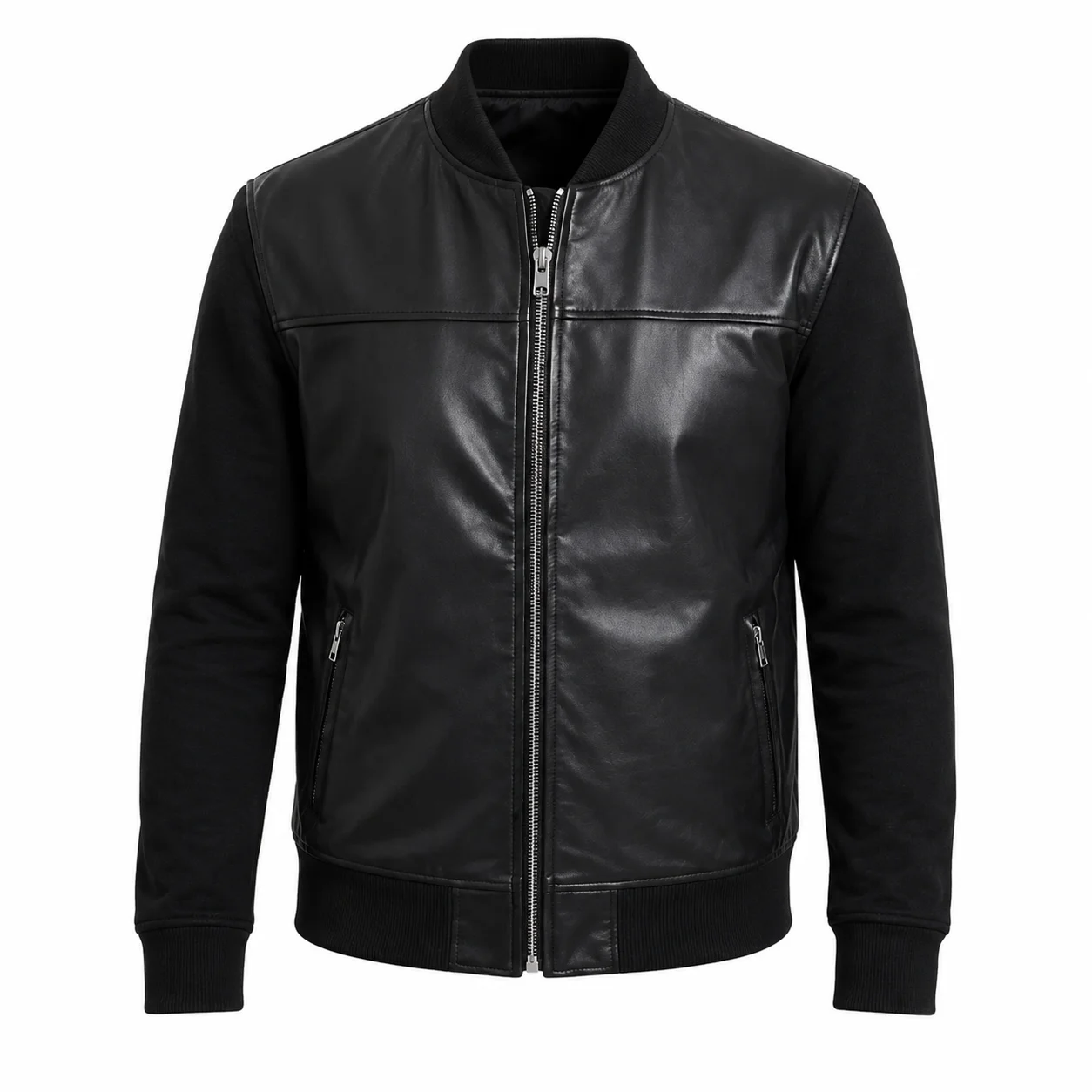 Super Bowl Dr. Dre Inspired Premium Black Leather Jacket - Image 3